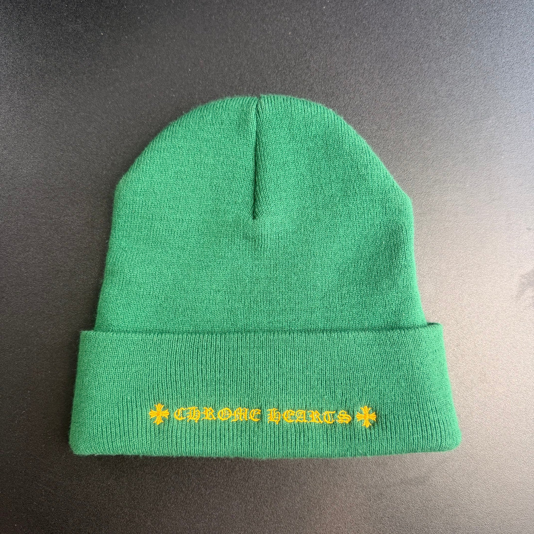 Green Chrome Hearts Beanie