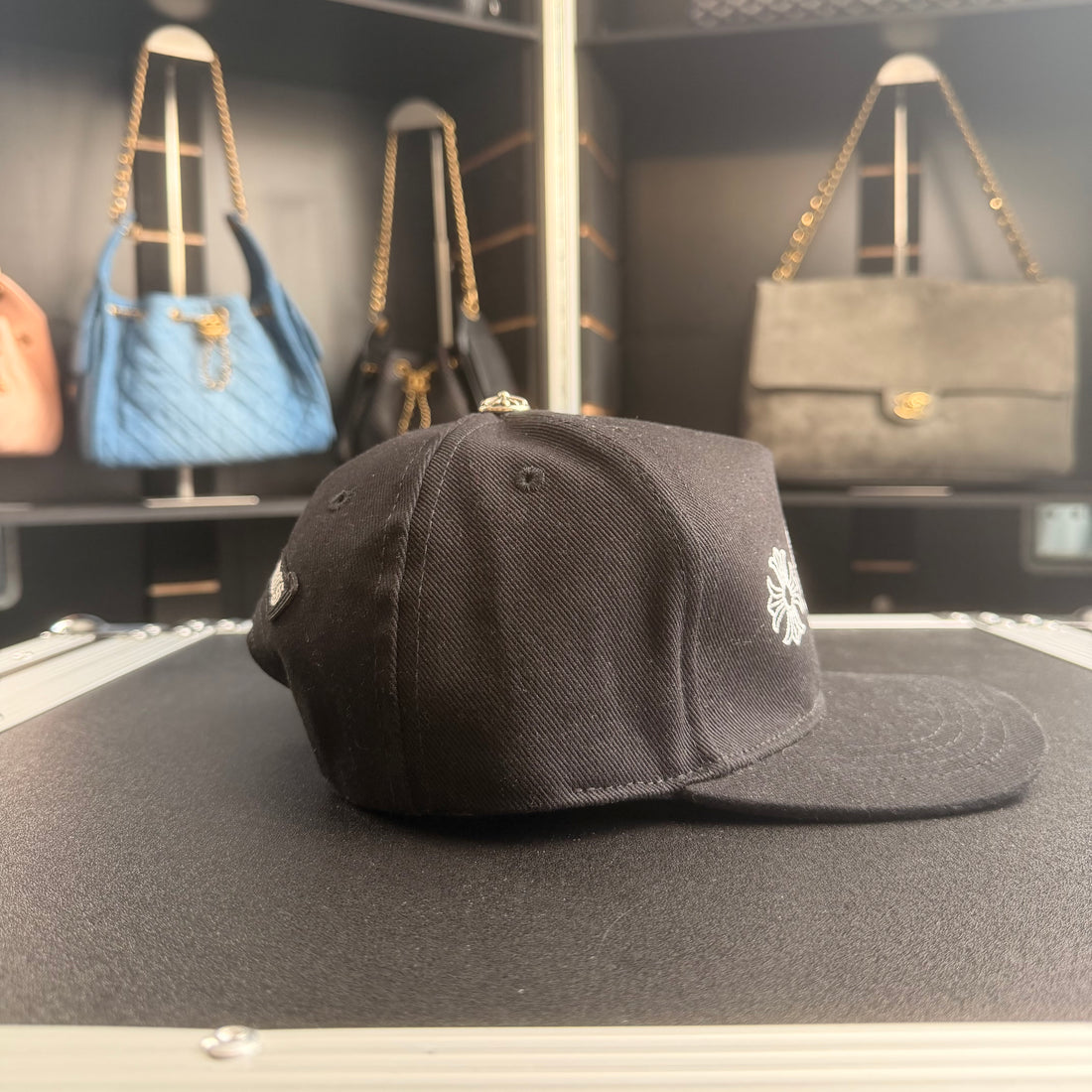Black Chrome Hearts Cap