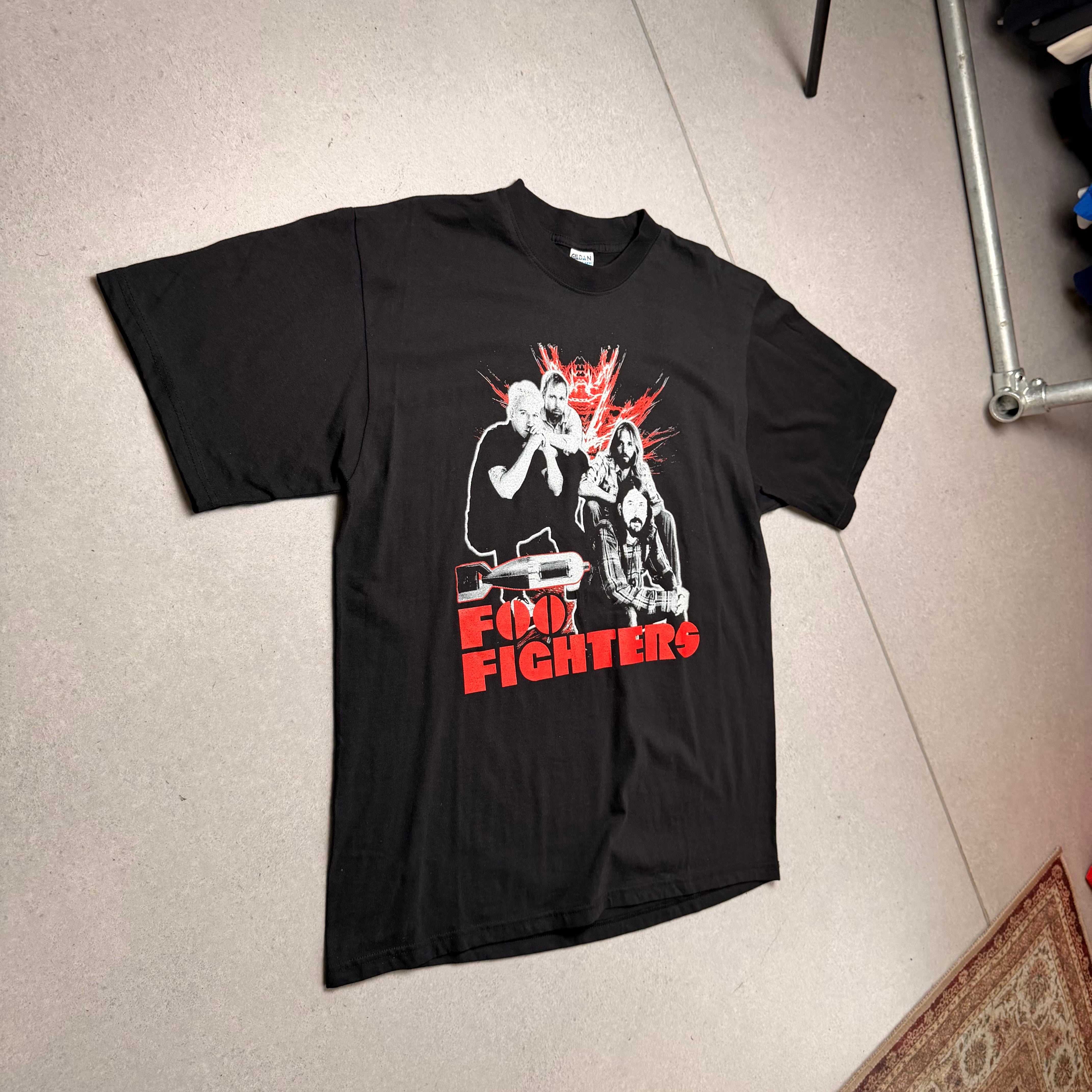 Vintage 2008 Foo Fighters T-Shirt - Black - L