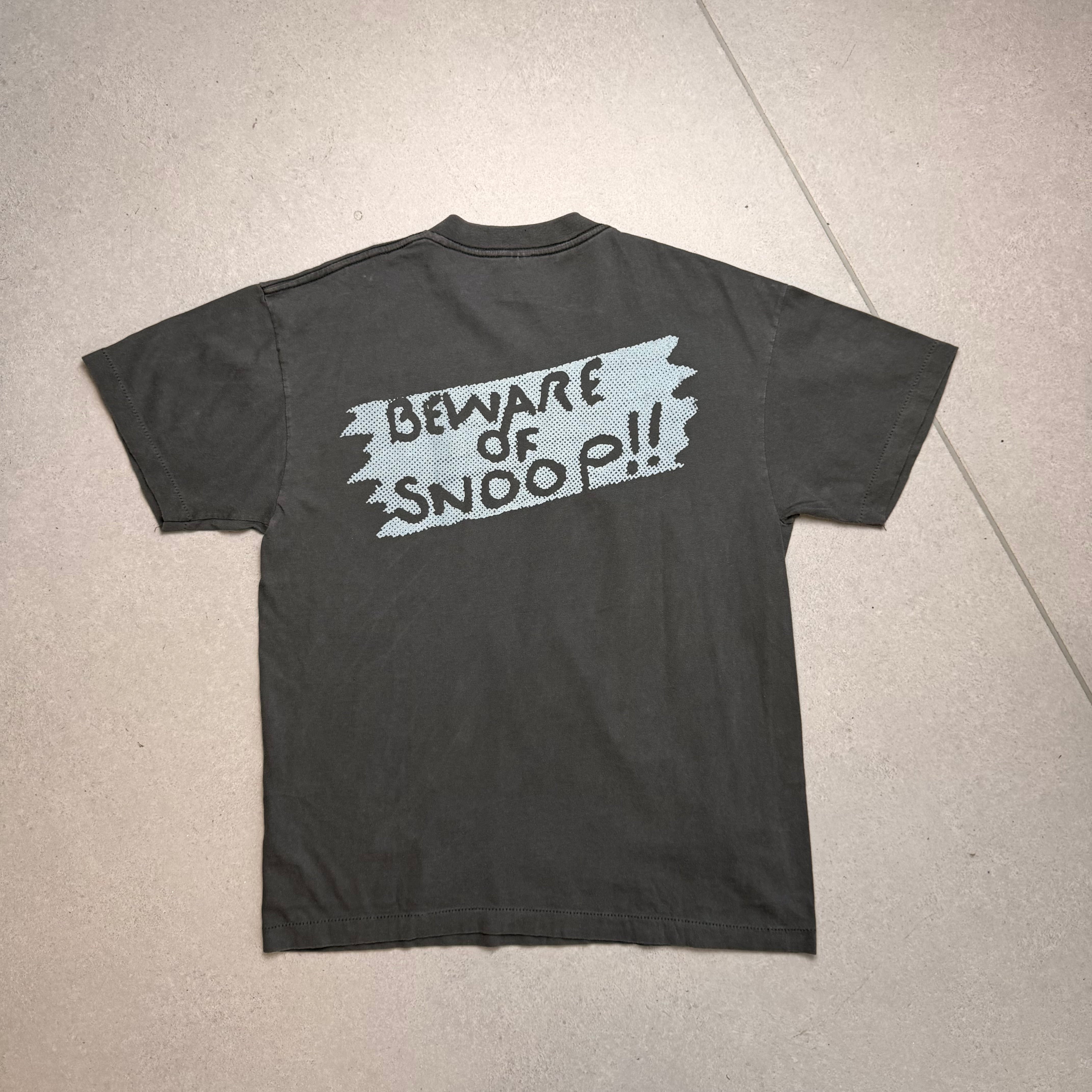 Vintage 1993 Snoop Dogg T-Shirt - Black - L