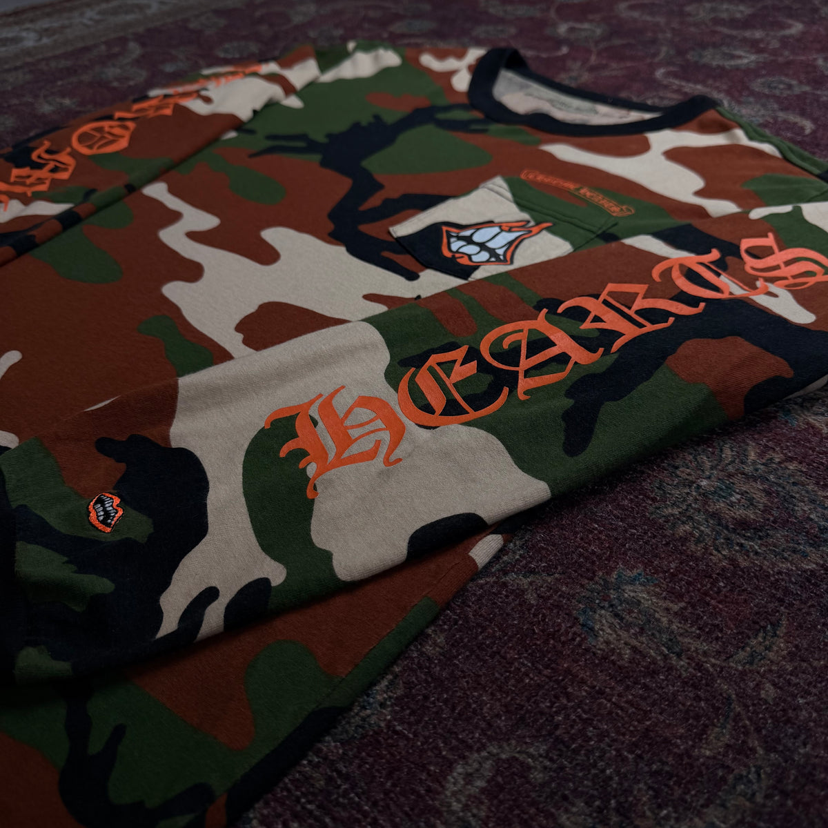 Chrome Hearts Matty Boy Long Sleeve T-Shirt - Camo - XL