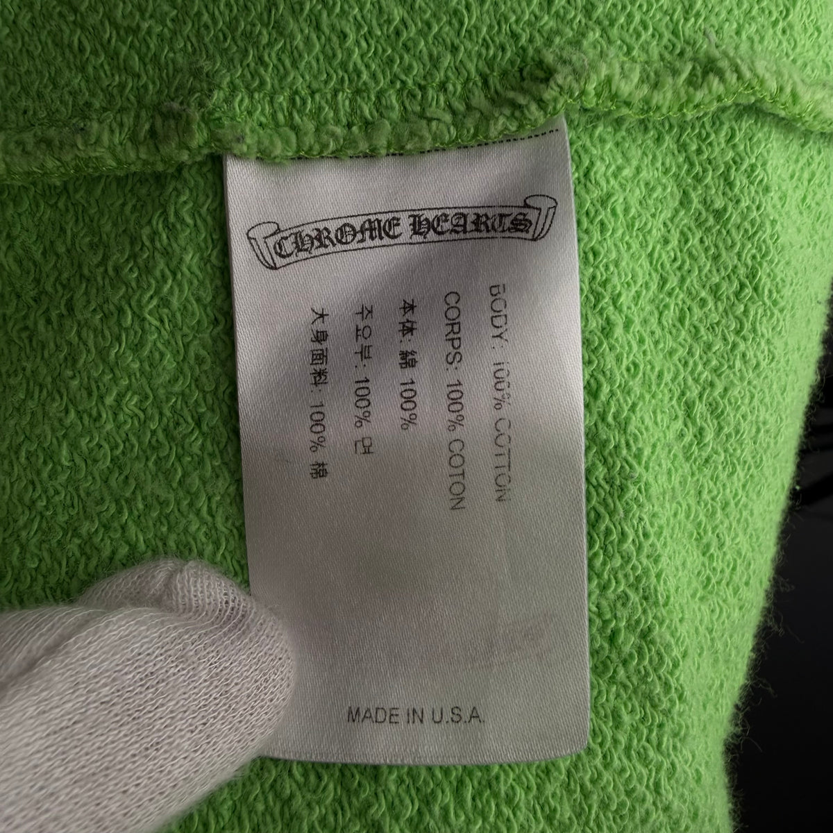 Chrome Hearts Matty Boy Hoodie - Green - XL