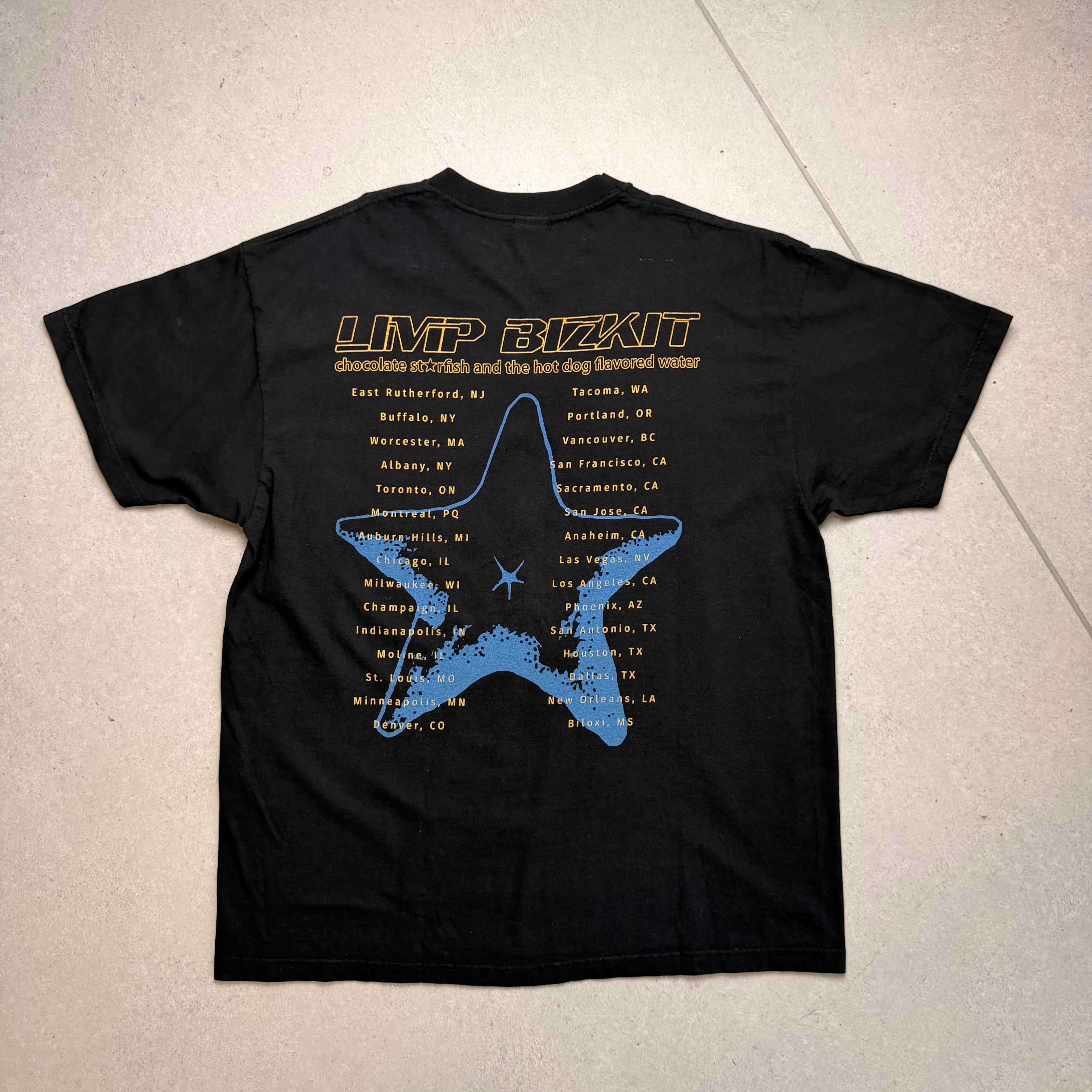 Vintage 2000 Limp Bizkit T-Shirt - Black - XL
