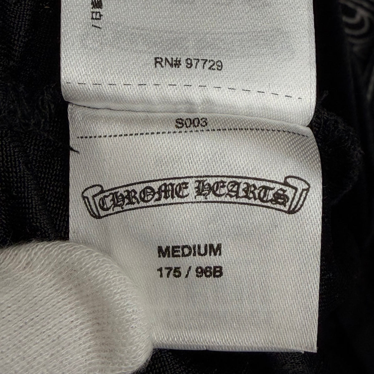 Chrome Hearts Long Sleeve Jersey - Black - M