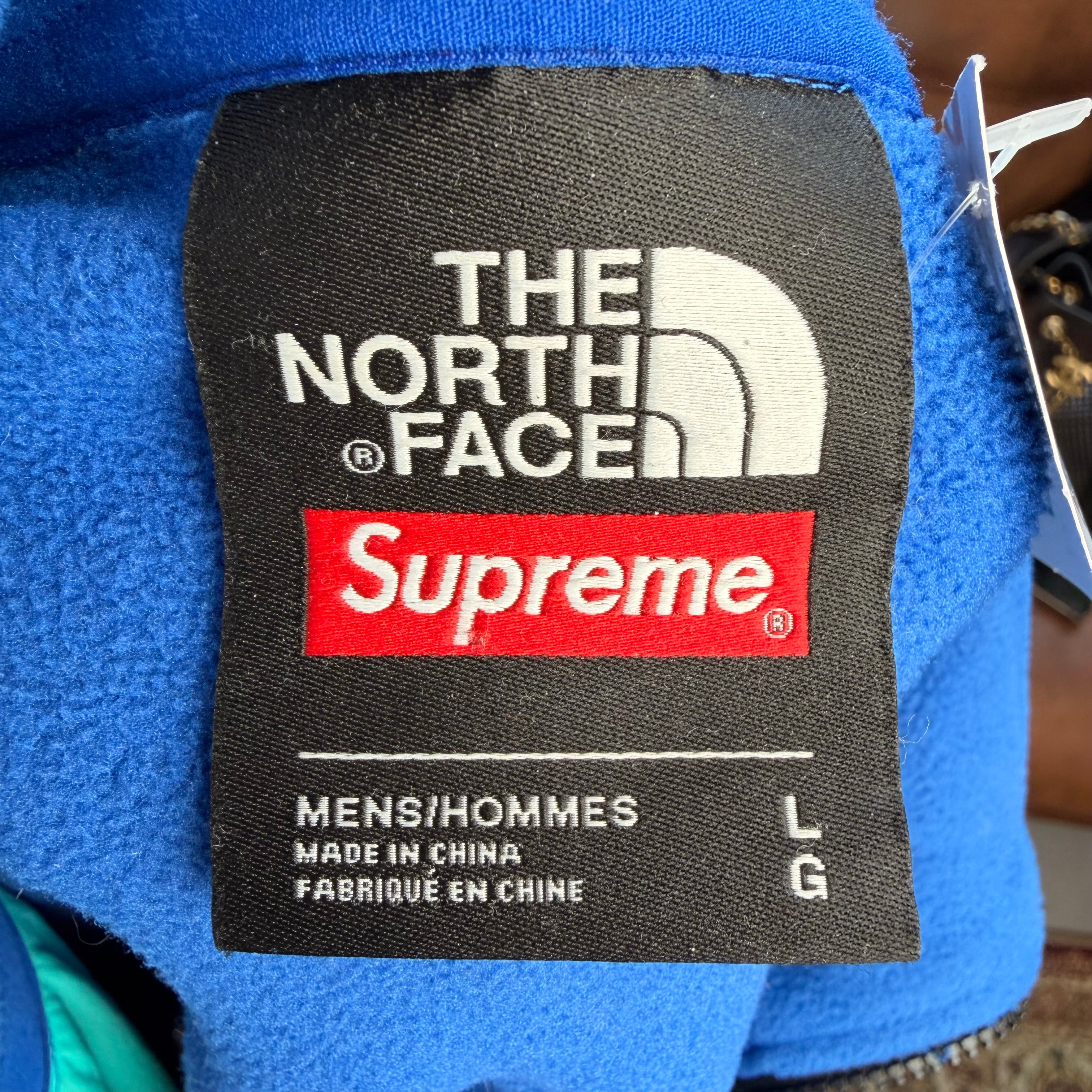 Supreme x The North Face Fleece - Blue - L