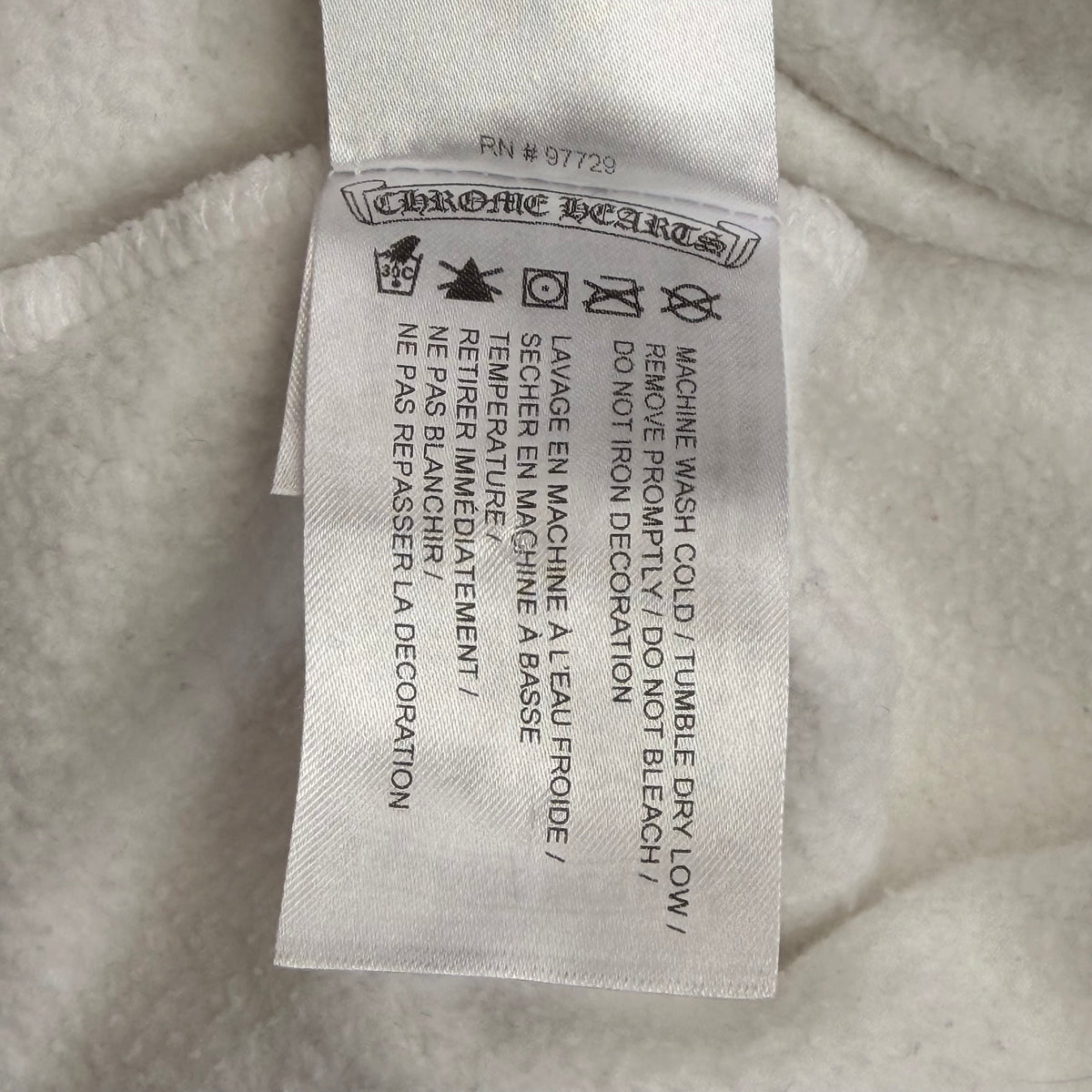 Chrome Hearts Hoodie - White - M