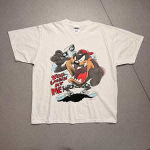Vintage 1995 Looney Tunes T-Shirt - White - XL