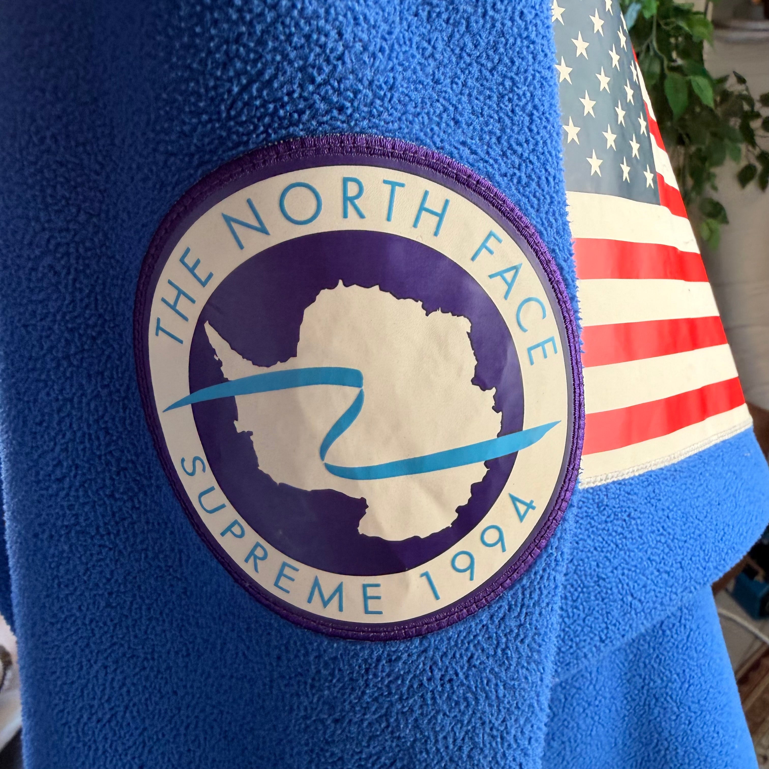 Supreme x The North Face Fleece - Blue - L