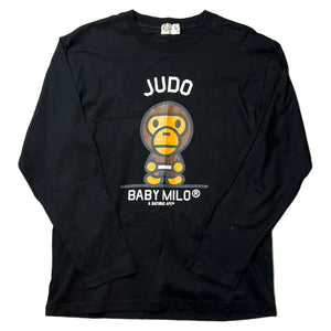 A Bathing Ape (BAPE) Long Sleeve Tee - Black - L