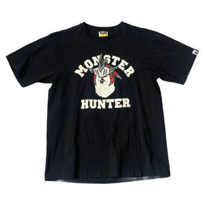 A Bathing Ape (BAPE) T-shirt - Black - L - Monster Hunter