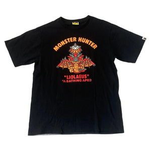 A Bathing Ape (BAPE) T-Shirt - Black - L - Monster Hunter