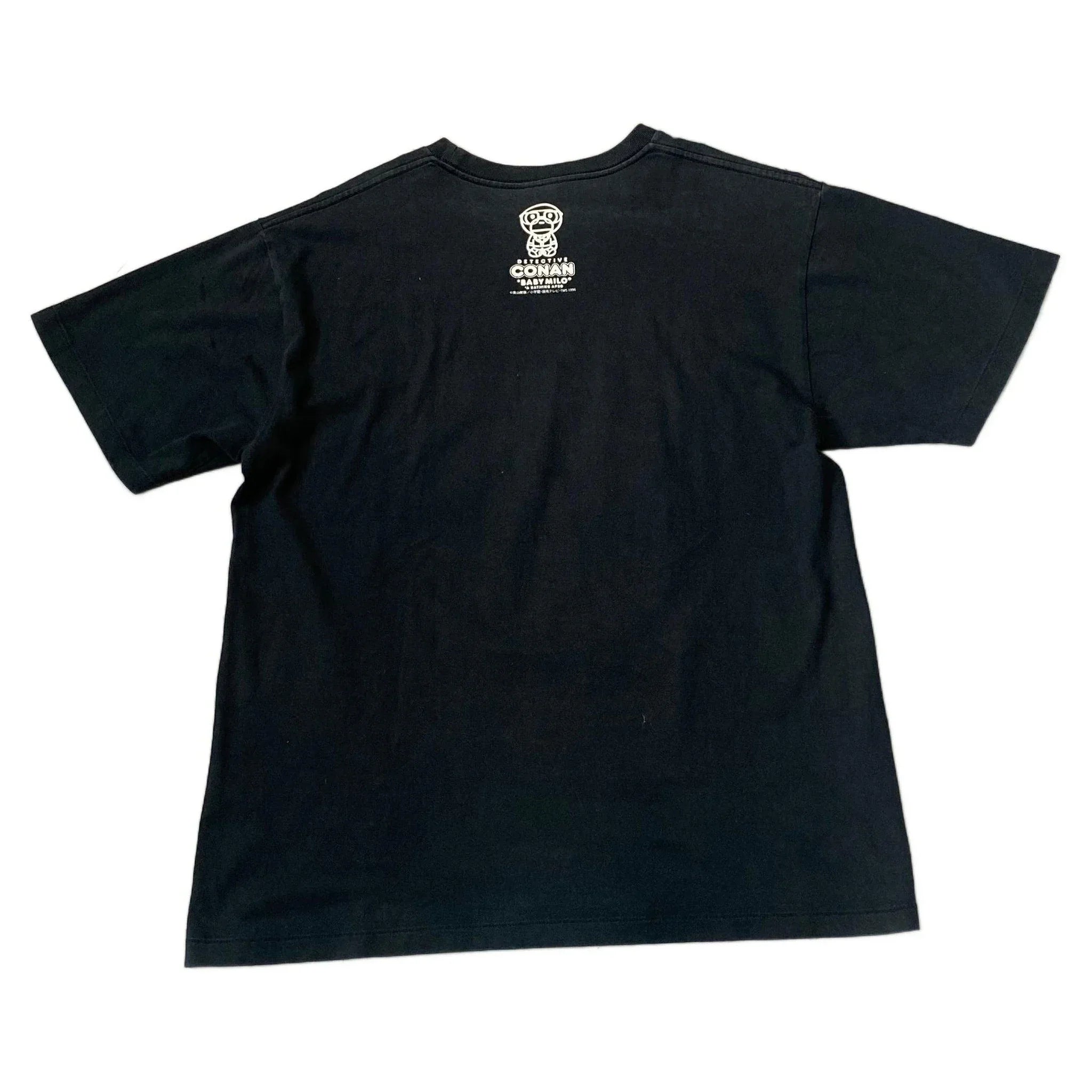 Black A Bathing Ape (BAPE) x Detective Conan Tee - L | The Streetwear Studio