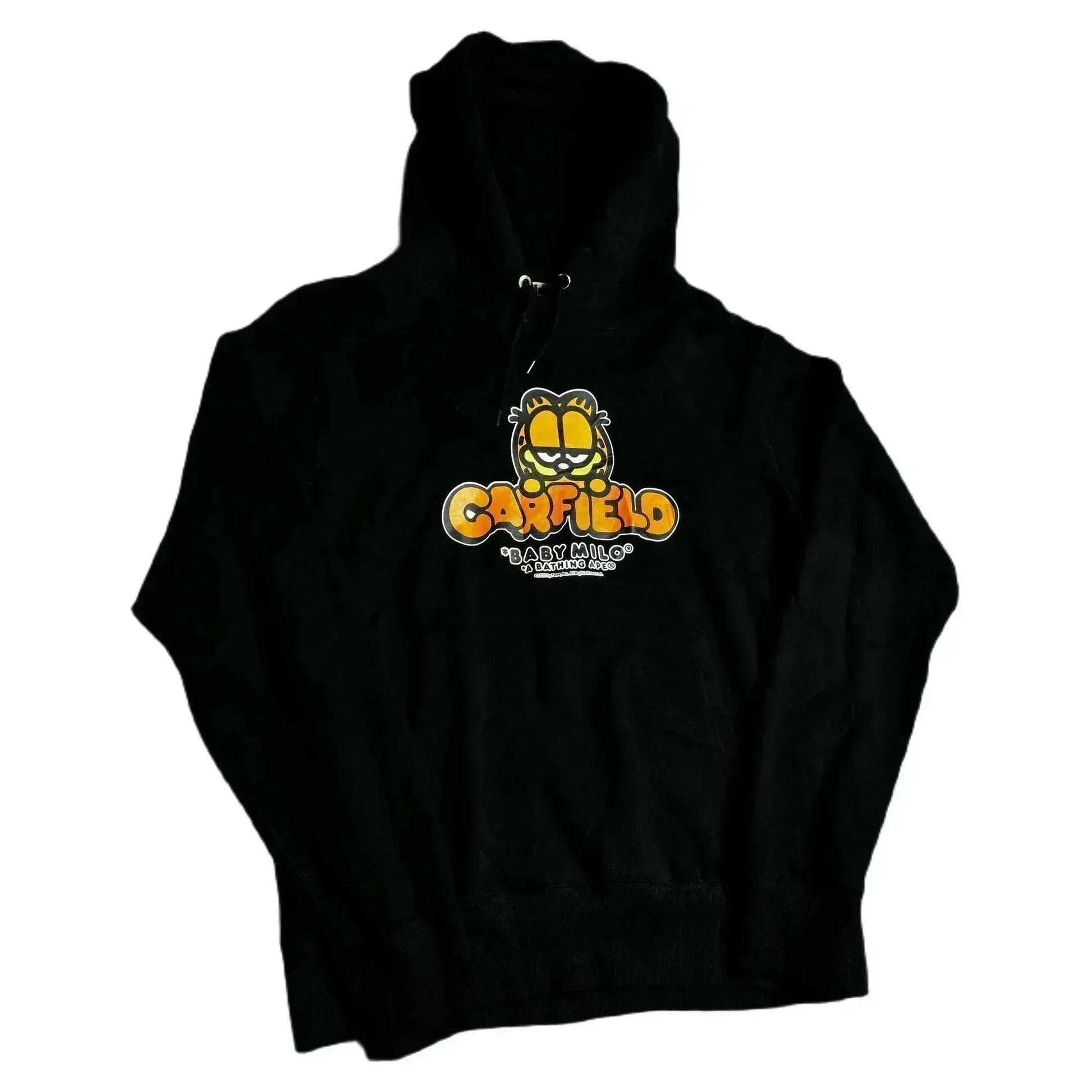 Black A Bathing Ape (BAPE) x Garfield Hoodie - XL | The Streetwear Studio