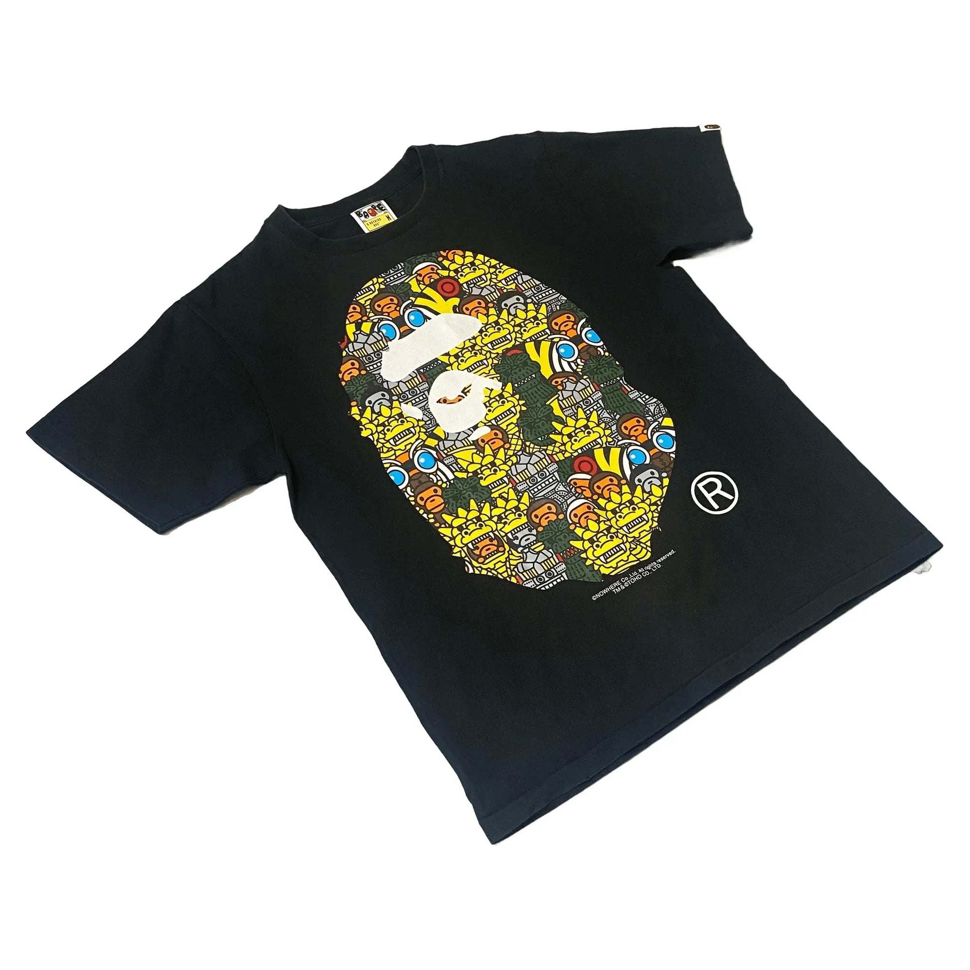 Black A Bathing Ape (BAPE) x Godzilla Tee - M | The Streetwear Studio