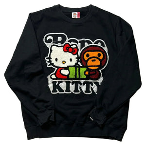 A Bathing Ape (BAPE) x Hello Kitty Sweatshirt - Black - M