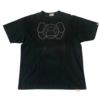 Black A Bathing Ape (BAPE) x KAWS Tee - XL | The Streetwear Studio