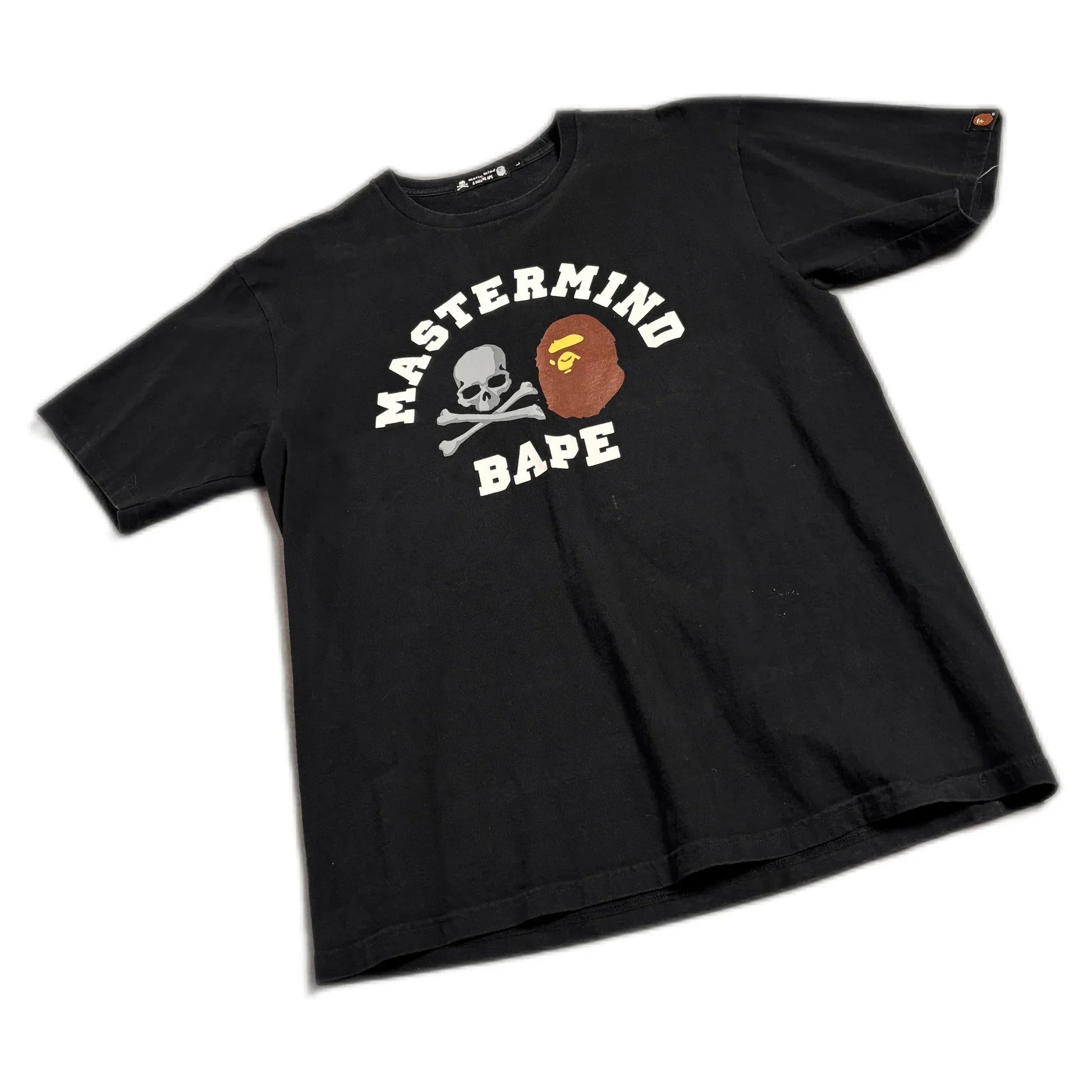 Black A Bathing Ape (BAPE) x Mastermind Tee - L | The Streetwear Studio