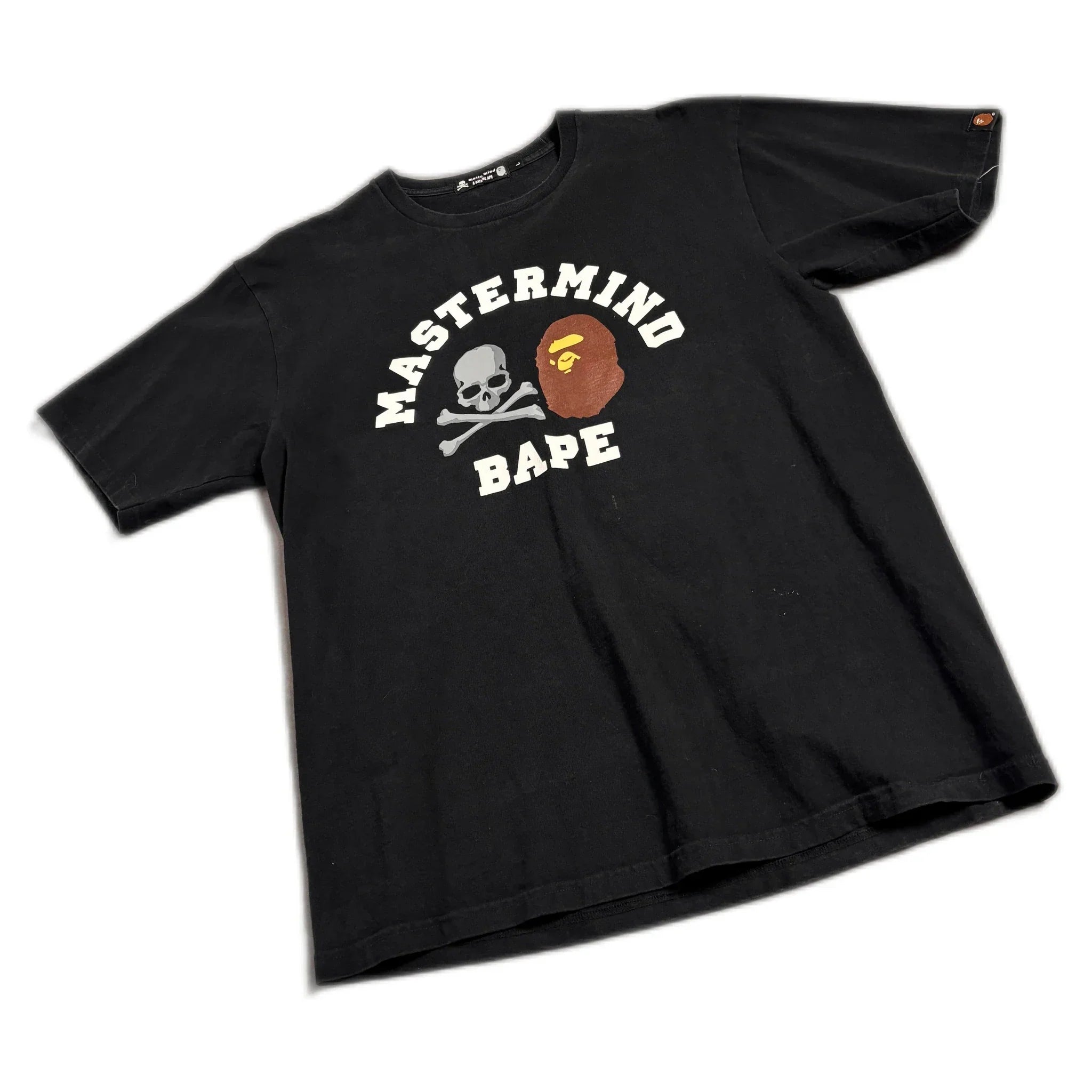 Black A Bathing Ape (BAPE) x Mastermind Tee - L | The Streetwear Studio