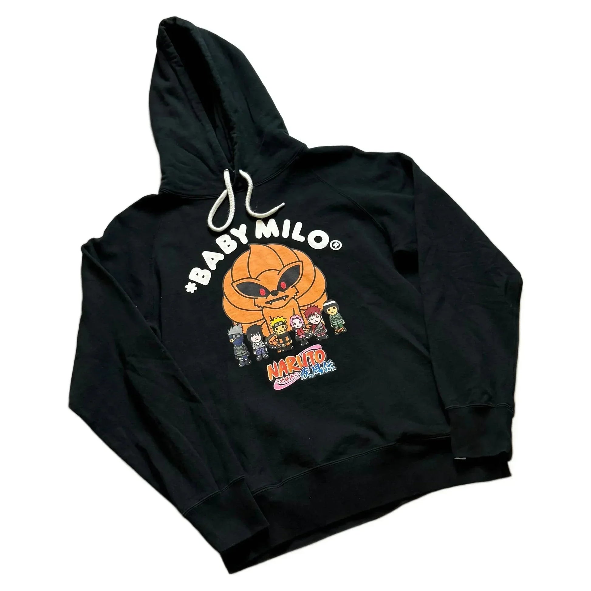 Black A Bathing Ape (BAPE) x Naruto Hoodie - M | The Streetwear Studio