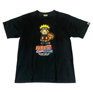 A Bathing Ape (BAPE) T-Shirt - Black - XL - Naruto