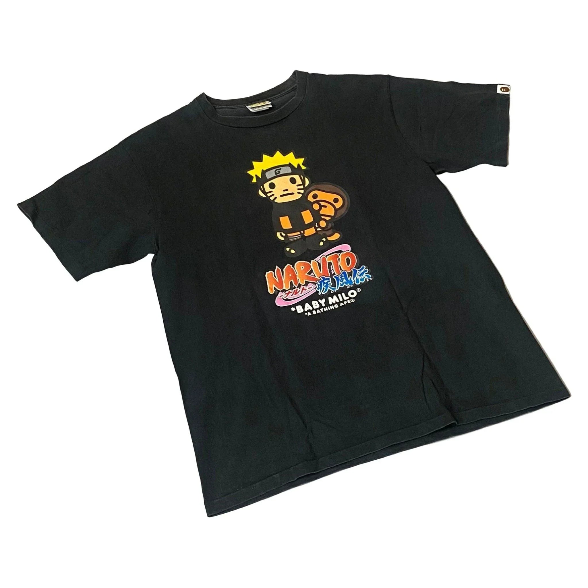 Black A Bathing Ape (BAPE) x Naruto Tee - XL | The Streetwear Studio