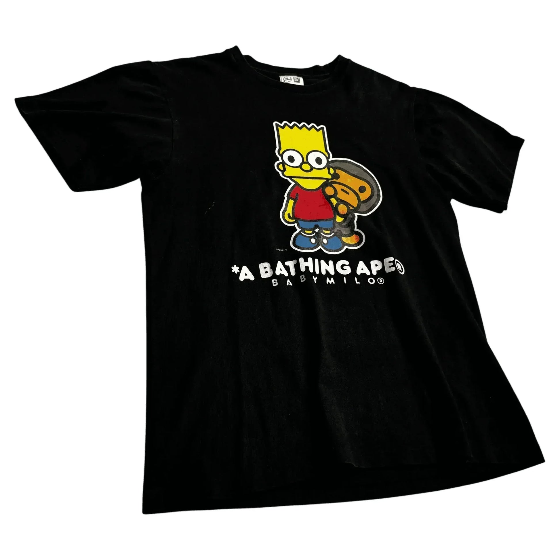 Black A Bathing Ape (BAPE) x The Simpsons Tee - M | The Streetwear Studio