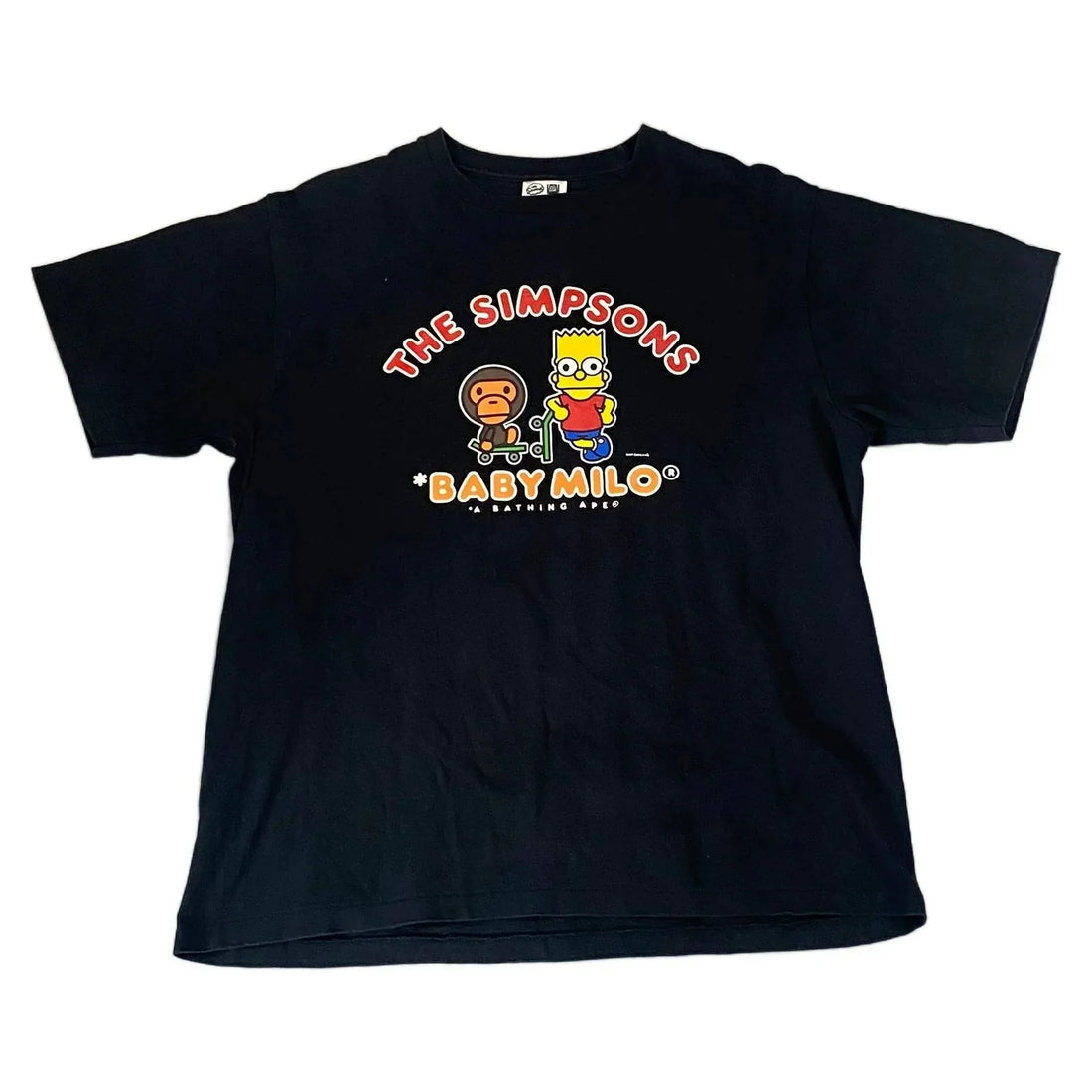 Black A Bathing Ape (BAPE) x The Simpsons Tee - XL | The Streetwear Studio