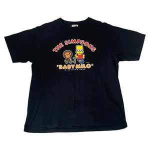 A Bathing Ape (BAPE) T-shirt - Black - XL - The Simpsons