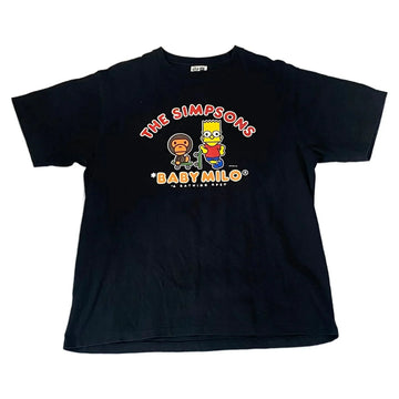 Black A Bathing Ape (BAPE) x The Simpsons Tee - XL | The Streetwear Studio