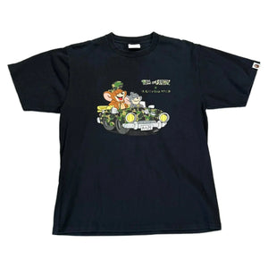 A Bathing Ape (BAPE) T-Shirt - Black - L - Tom & Jerry