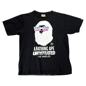 A Bathing Ape (BAPE) x Undefeated T-Shirt - Black - M