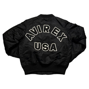 Avirex Bomber Jacket - Black - XS
