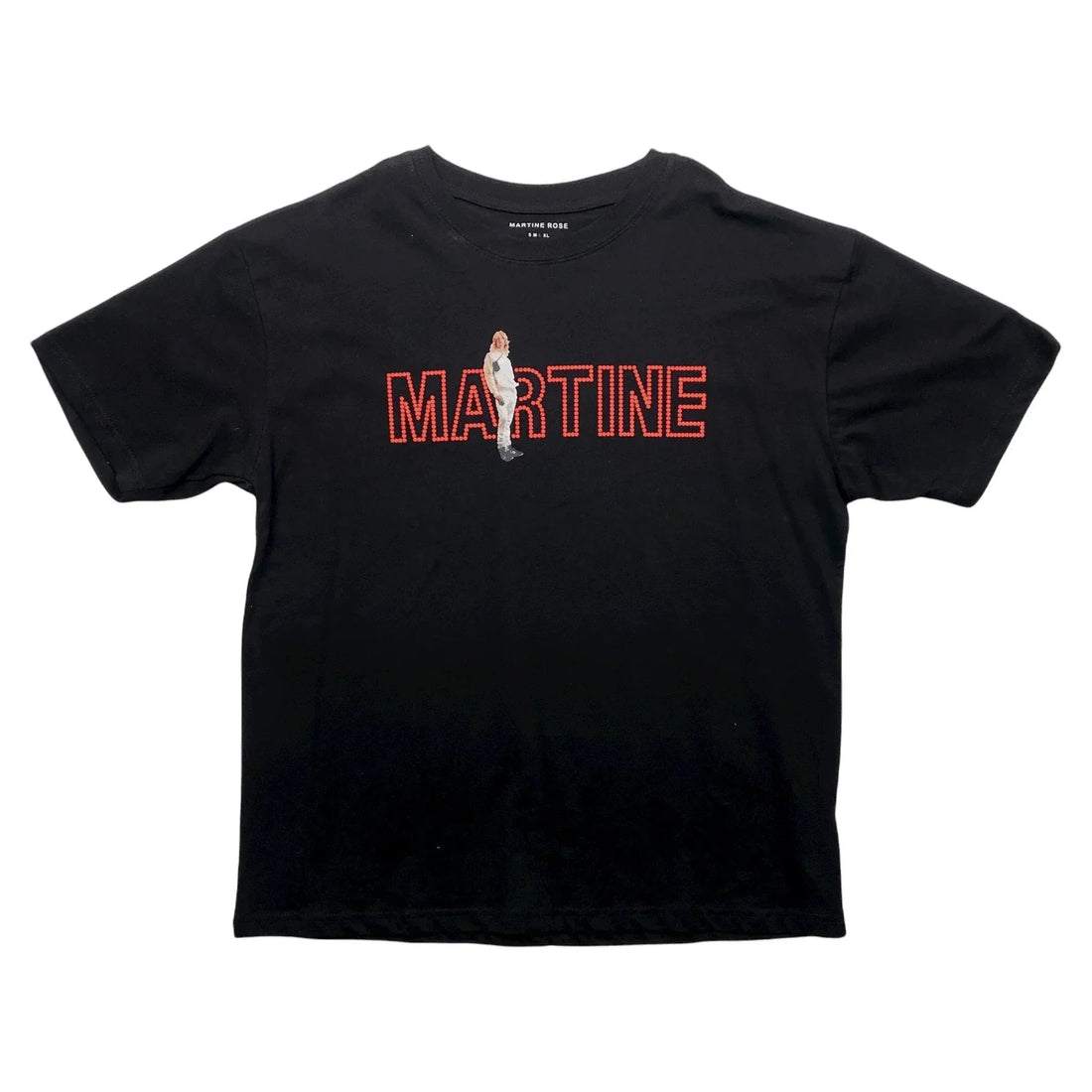 Black Martine Rose Brittle Tee - L | The Streetwear Studio