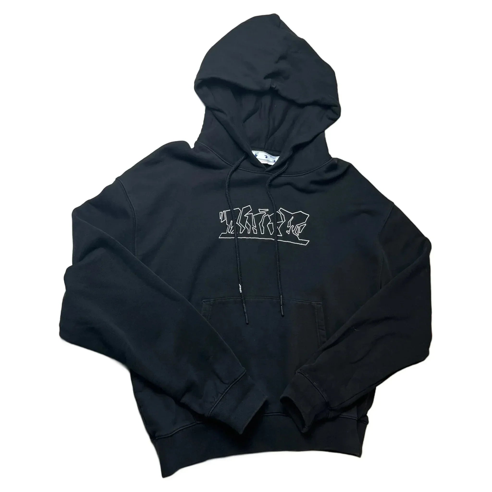 Black Off-White Hoodie - L | The Streetwear Studio