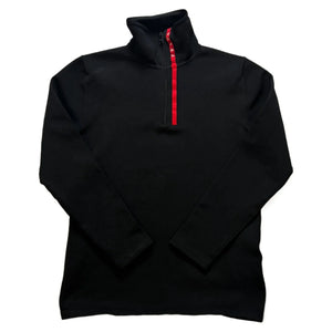 Prada 1/4 Zip Sweatshirt - Black - S