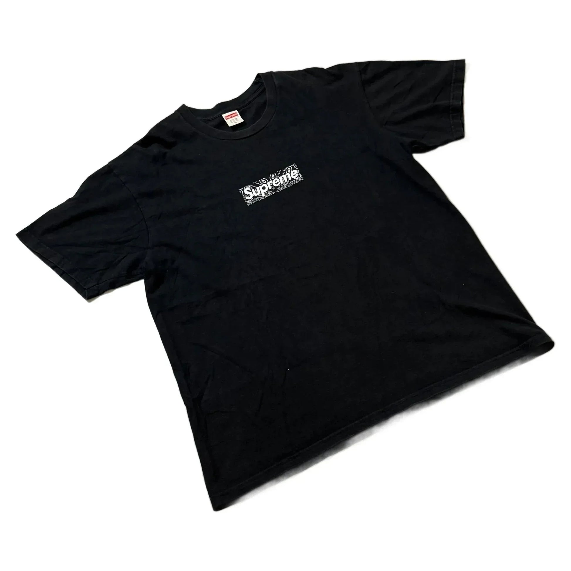 Black Supreme Bandana Box Logo Tee -  XL | The Streetwear Studio