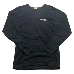 Supreme Long Sleeve Tee - Black - L