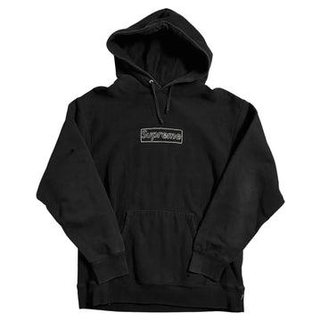 Black Supreme x KAWS Box Logo Hoodie - L | The Streetwear Studio