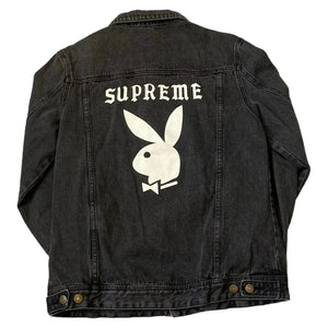 Supreme x Playboy Denim Jacket - Black - L