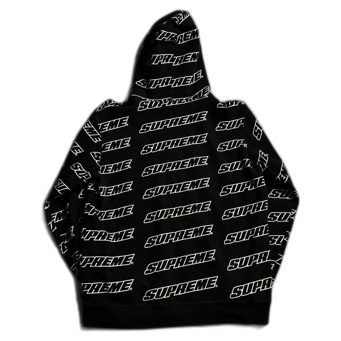 Black Supreme Zip Up Hoodie - XL | The Streetwear Studio