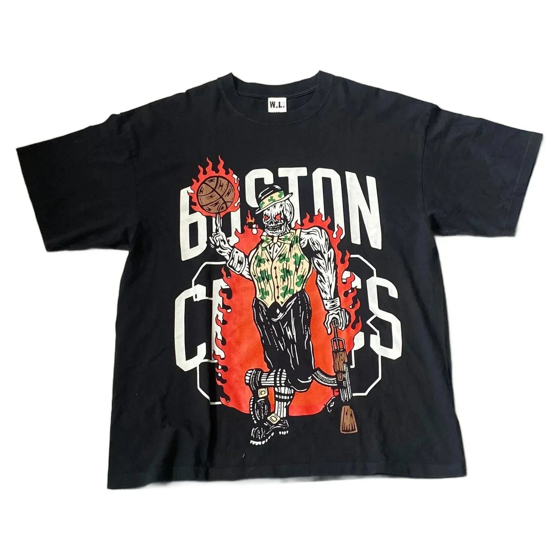 Black Warren Lotas Boston Celtics Tee - XL | The Streetwear Studio