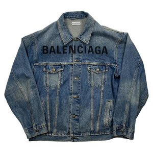 Balenciaga Denim Jacket - Blue - XL