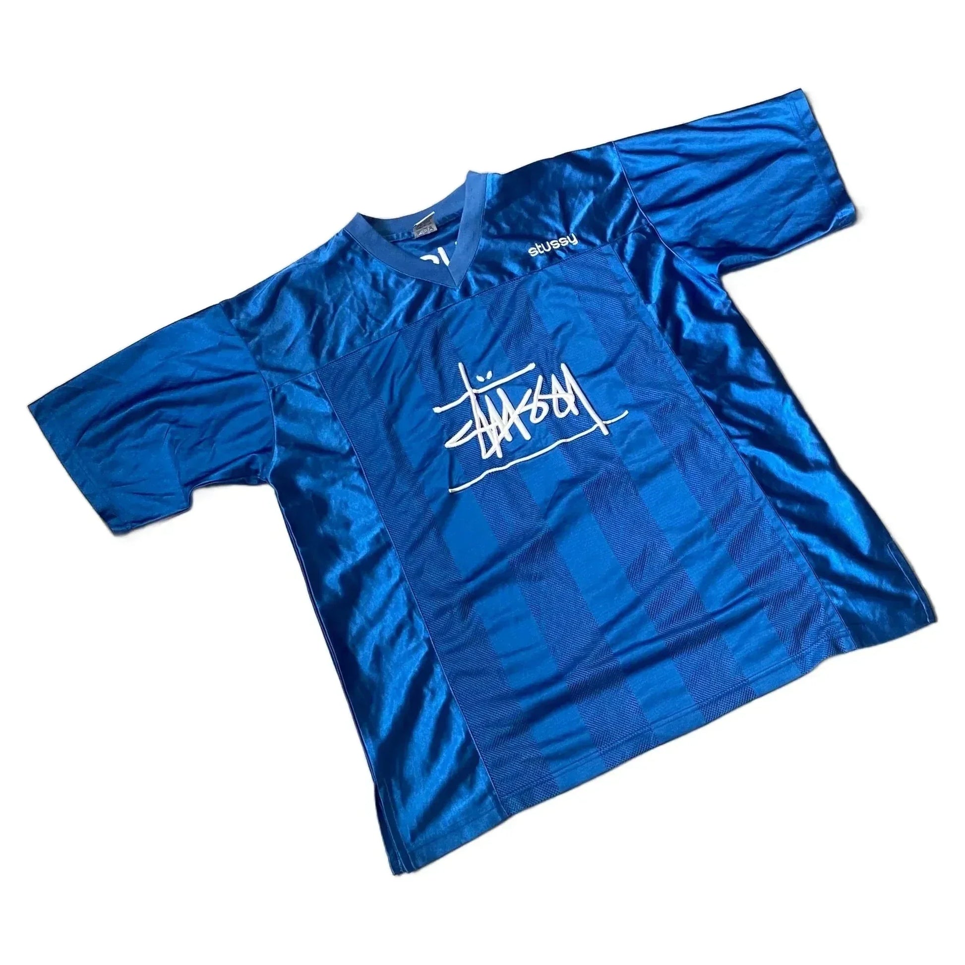 Blue Stussy Jersey - L | The Streetwear Studio