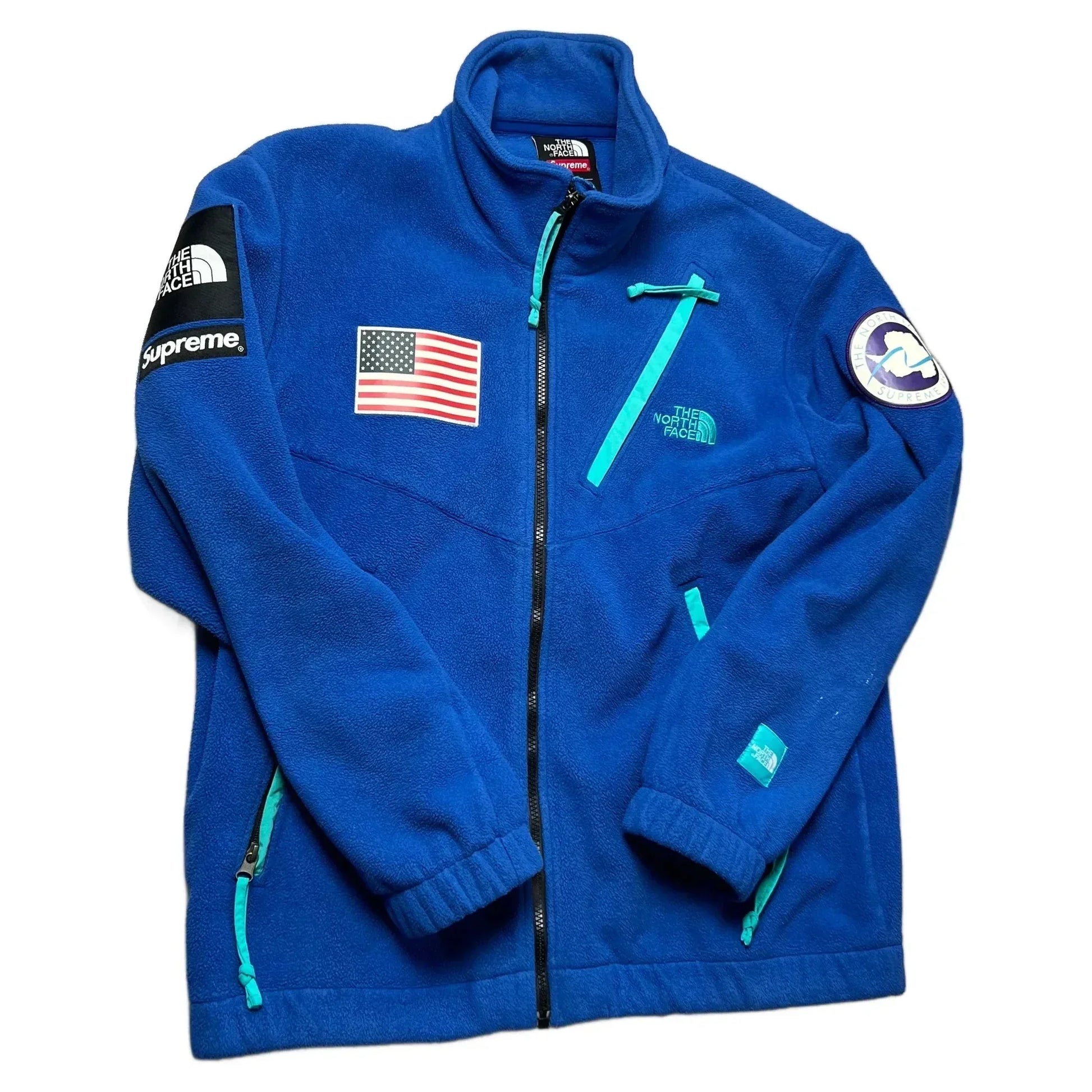 Blue Supreme x The North Face Fleece - L | The Streetwear Studio