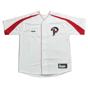 White Palace Baseball Jersey - White - M