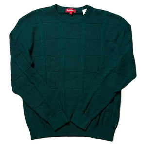 Supreme Knitted Sweatshirt - Green - M