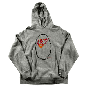 A Bathing Ape (BAPE) Hoodie - Grey - M