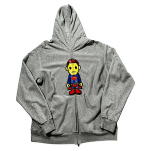 A Bathing Ape (BAPE) Hoodie - Grey - L