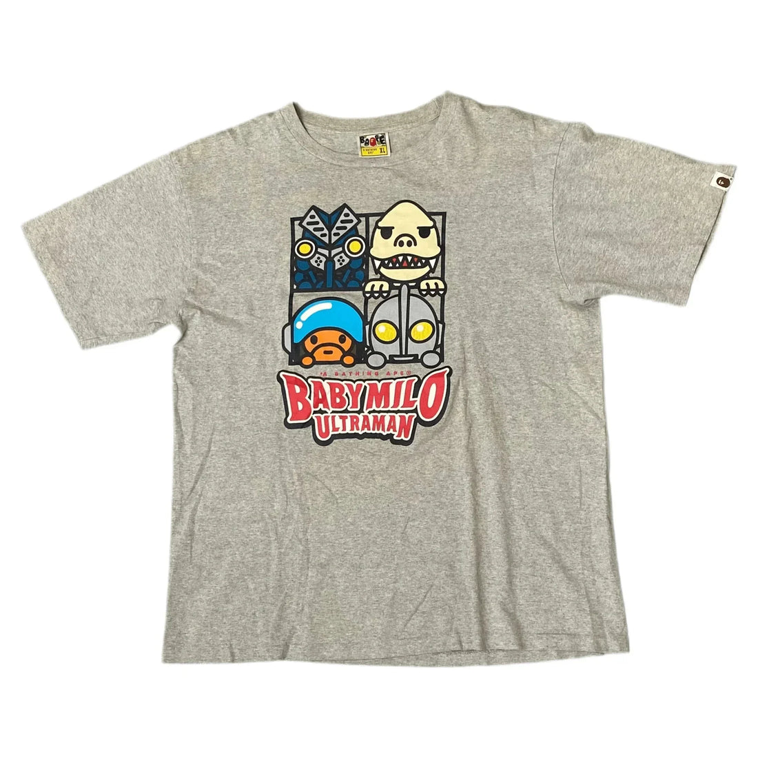 Grey A Bathing Ape (BAPE) x Ultraman Tee - XL | The Streetwear Studio