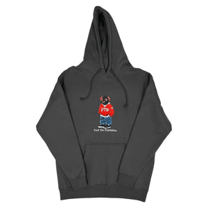 FTP Bear Hoodie - Grey Charcoal - M